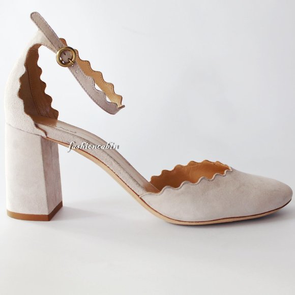 New CHLOE Scalloped d'Orsay Pumps - Picture 6 of 11